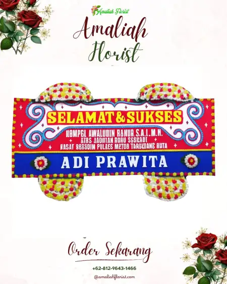 Papan Bunga Ucapan Selamat Cikareo Utara