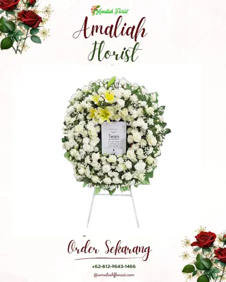 Krans Bunga Duka Cikareo Utara