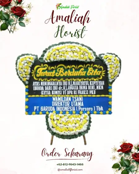 Papan Bunga Duka Cikareo Utara